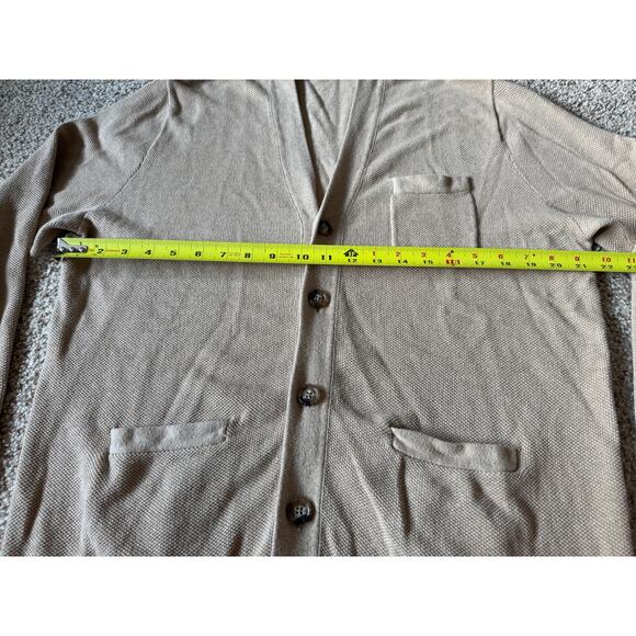 J Crew Mercantile Cardigan Button Dark Academia Twee Cotton Layering Piece Retro - Picture 3 of 6